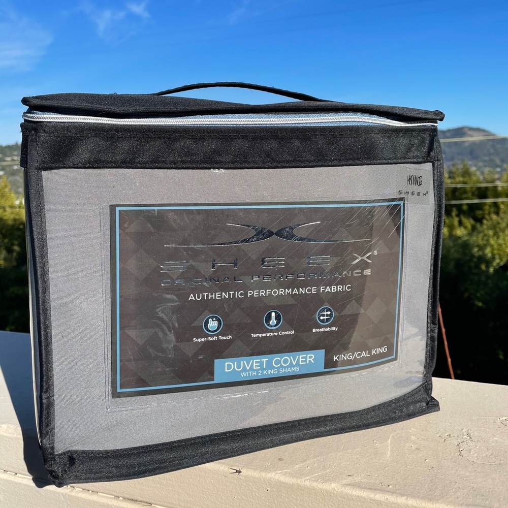 SHEEX BRAND NEW Duvet Cover + 2 king pillow cases